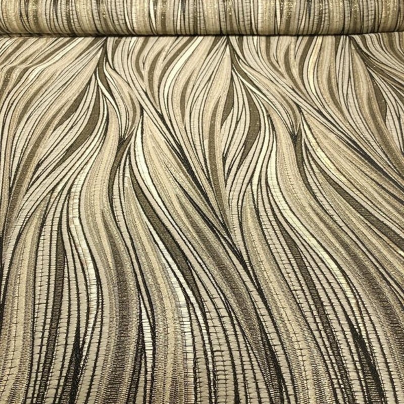 Allure Jacquard Wholesale Fabric in Taupe