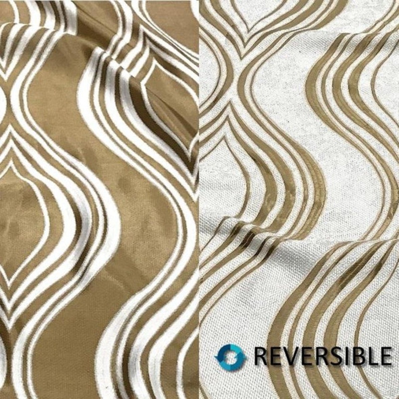Eclipse Jacquard (Reversible) Wholesale Fabric in Gold