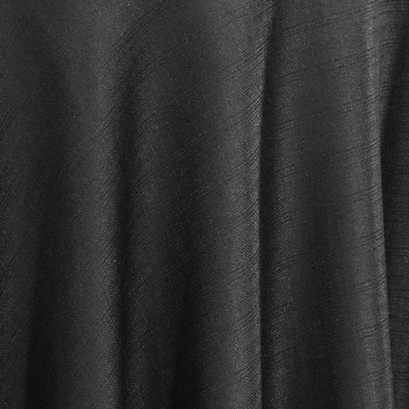 Rustic Linen Wholesale Fabric in Black