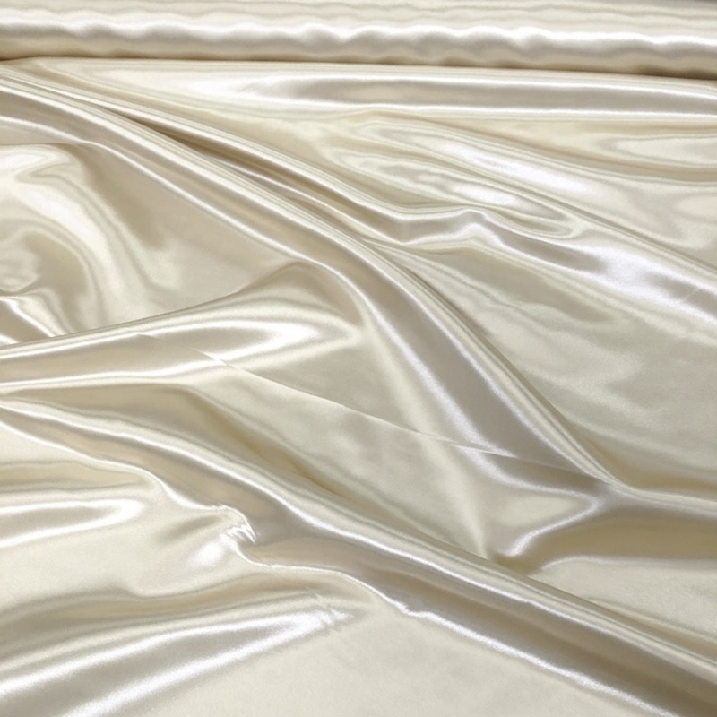 Bridal Satin Wholesale Fabric in Ivory 112