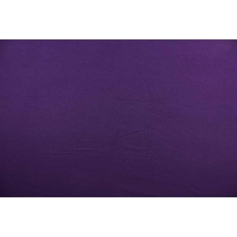Cotton Lycra Jersey Knit Fabric in Grape