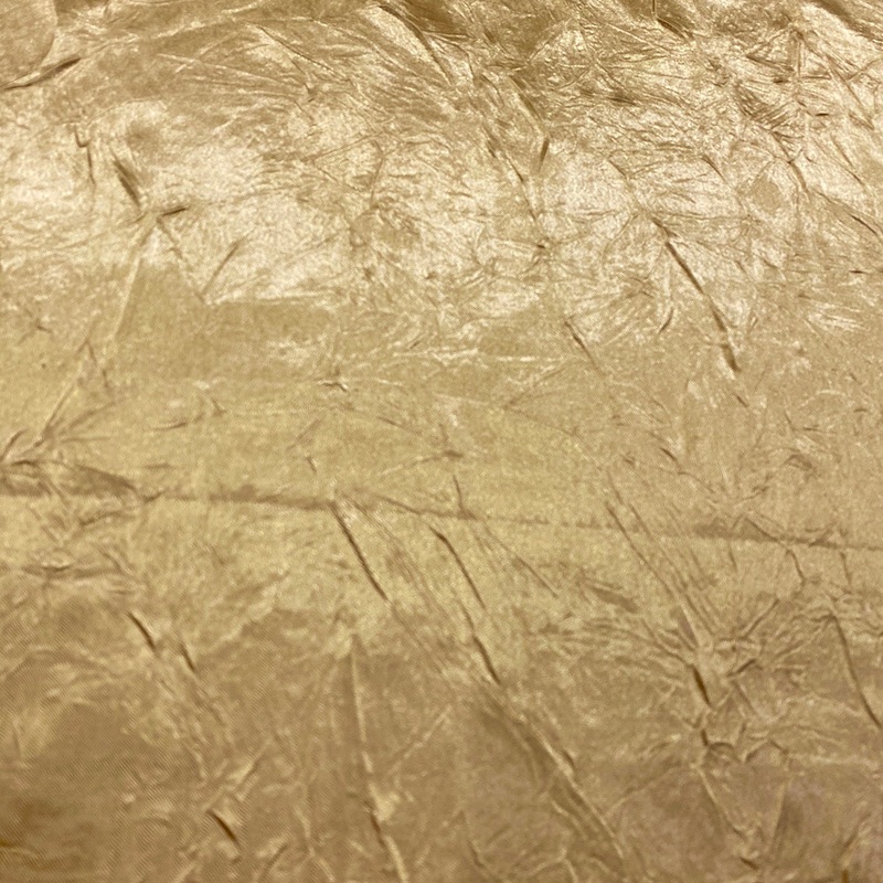 Crush Satin (Bichon) Wholesale Fabric in Gold 901