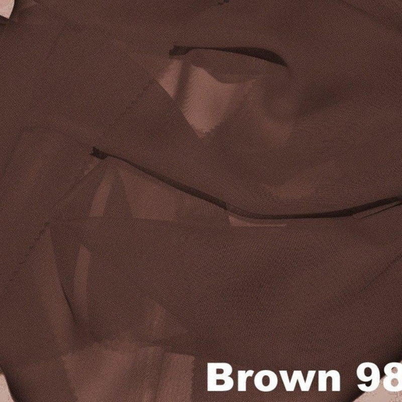 Chiffon Wholesale Fabric in Brown 9805
