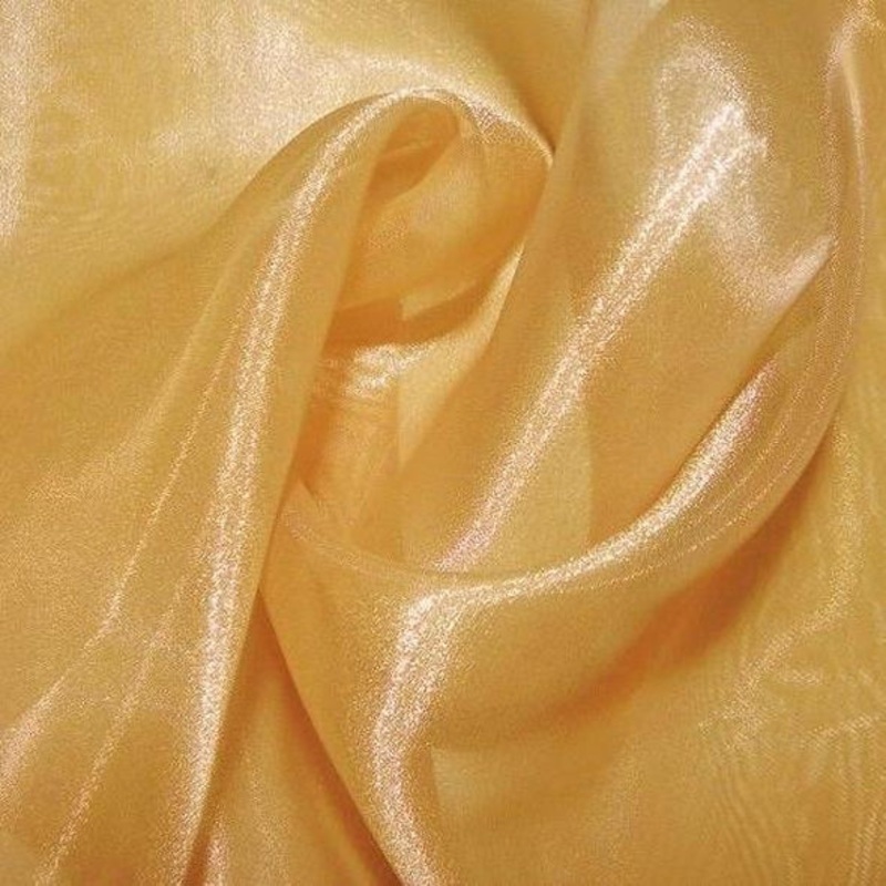 Crystal Organza Wholesale Fabric in Gold 902