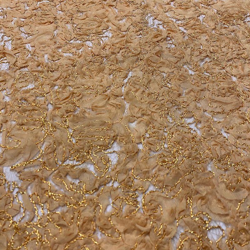 Patina Sheer Wholesale Fabric in Gold