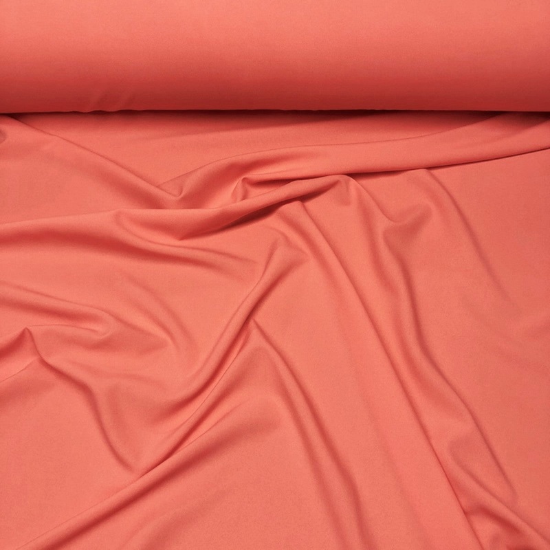 Scuba (Wrinkle-Free) Wholesale Fabric in Coral 1202