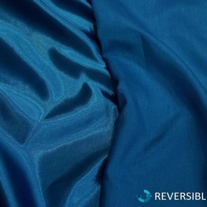 Shantung Satin (Reversible) Wholesale Fabric in Ocean Blue