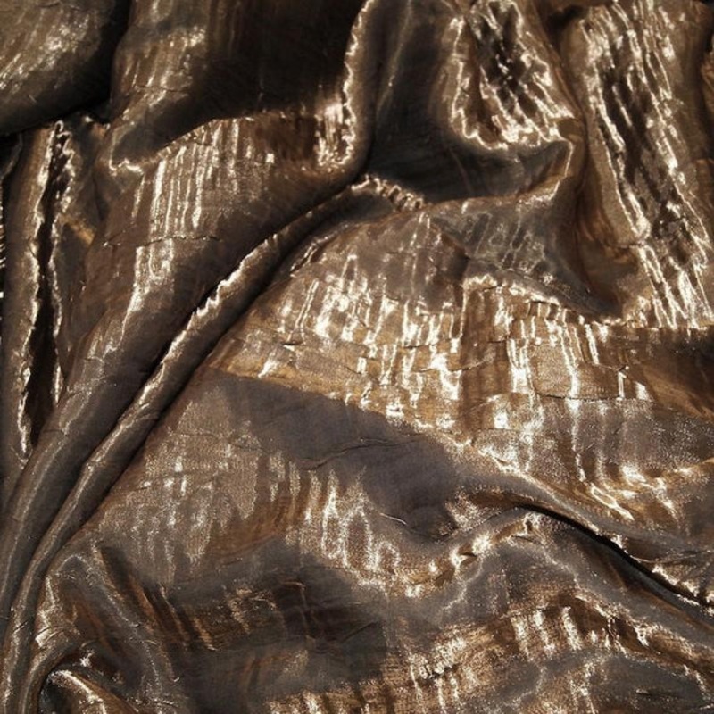 Crush Shimmer (Galaxy) Wholesale Fabric in Brown 28