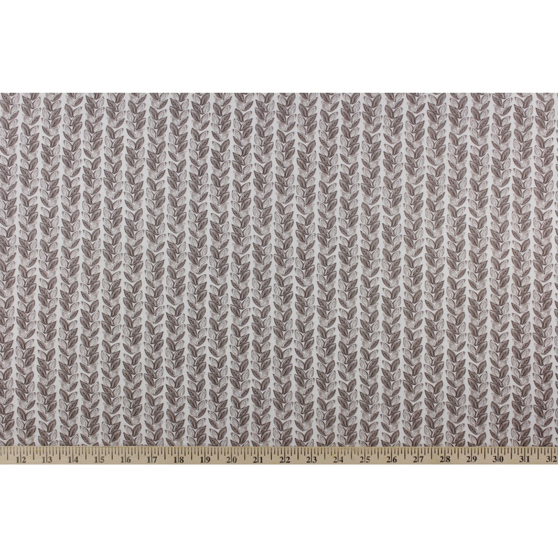 Emma & Mila Leafy in Gray Fabric for Camelot Fabrics