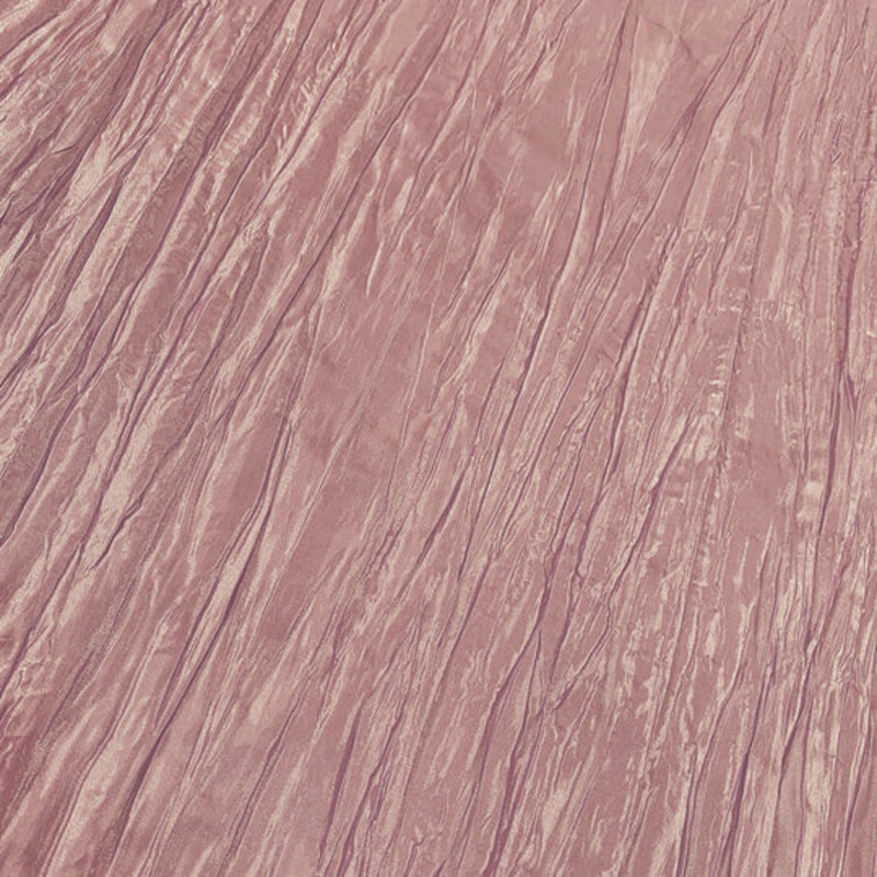 Accordion Taffeta Wholesale Fabric in Dusty Rose 085