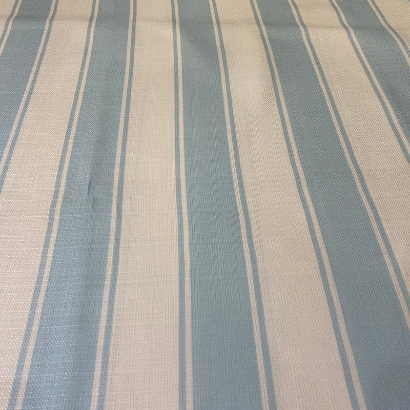 Cabana Stripe Wholesale Fabric in Blue / White