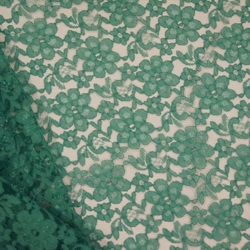 Classic Lace Wholesale Fabric in Jade 2000