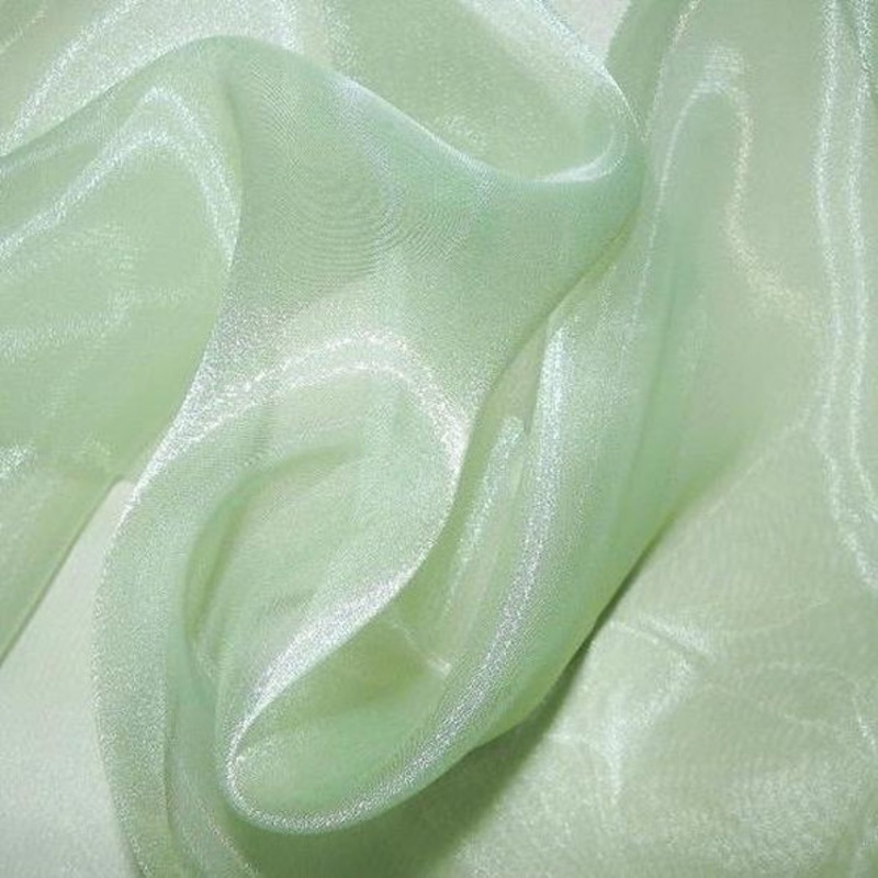 Crystal Organza Wholesale Fabric in Mint 600