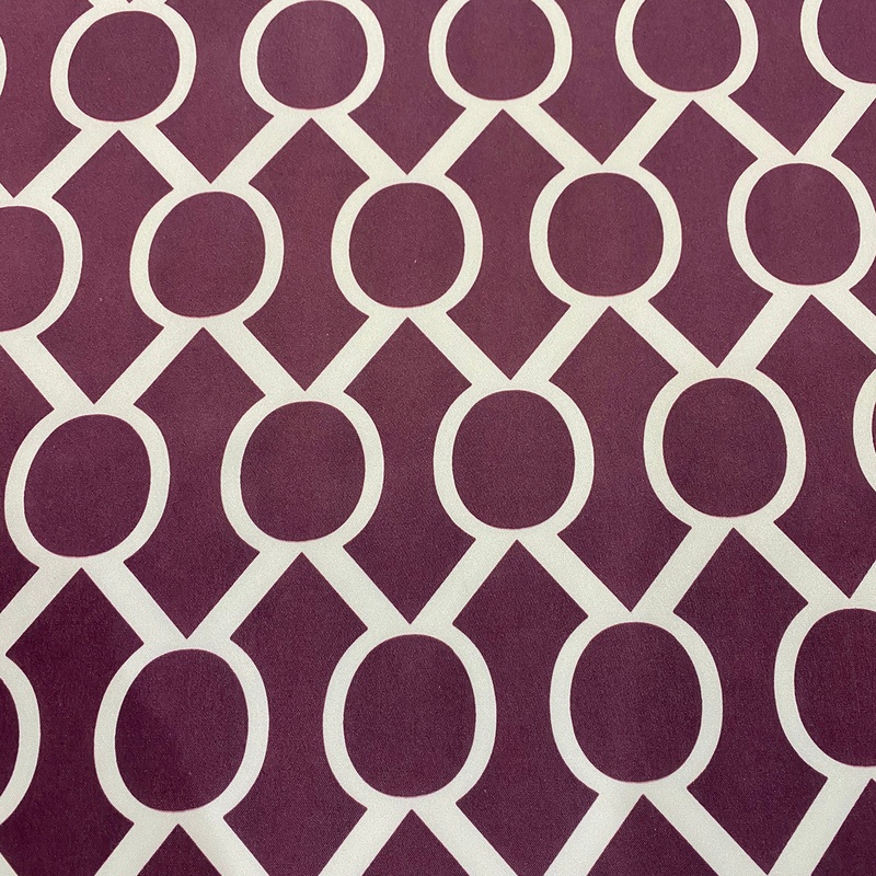 Halo Print (Lamour) Wholesale Fabric in Plum