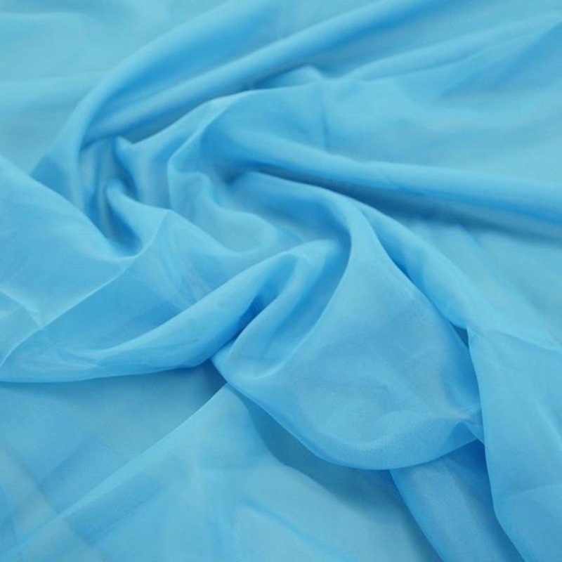 Voile Wholesale Fabric in Turquoise 1142