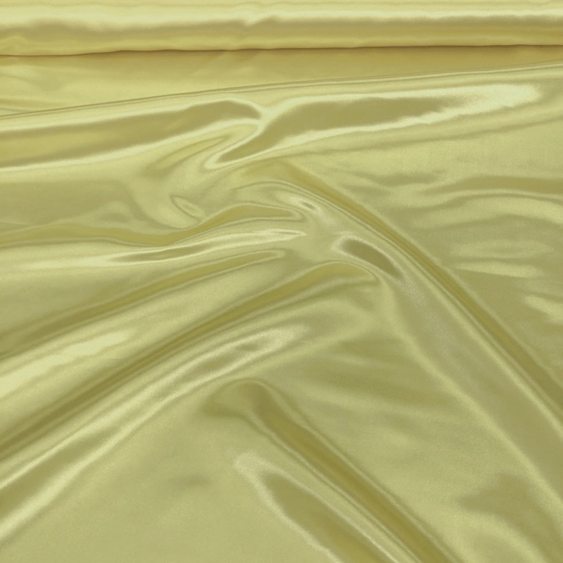 Bridal Satin Wholesale Fabric in Light Yellow 335