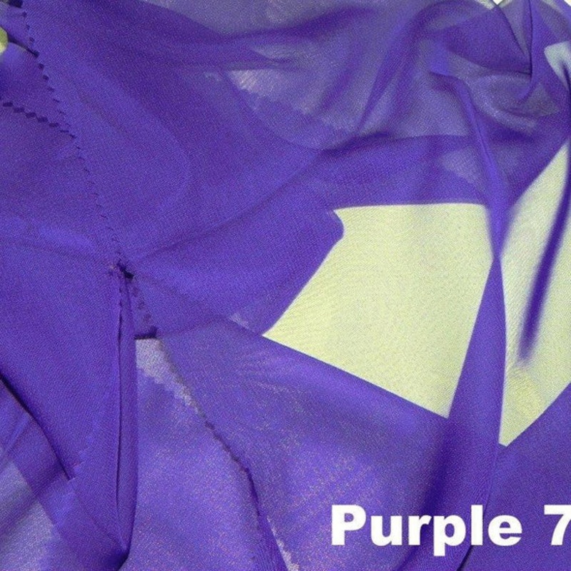 Chiffon Wholesale Fabric in Purple 790