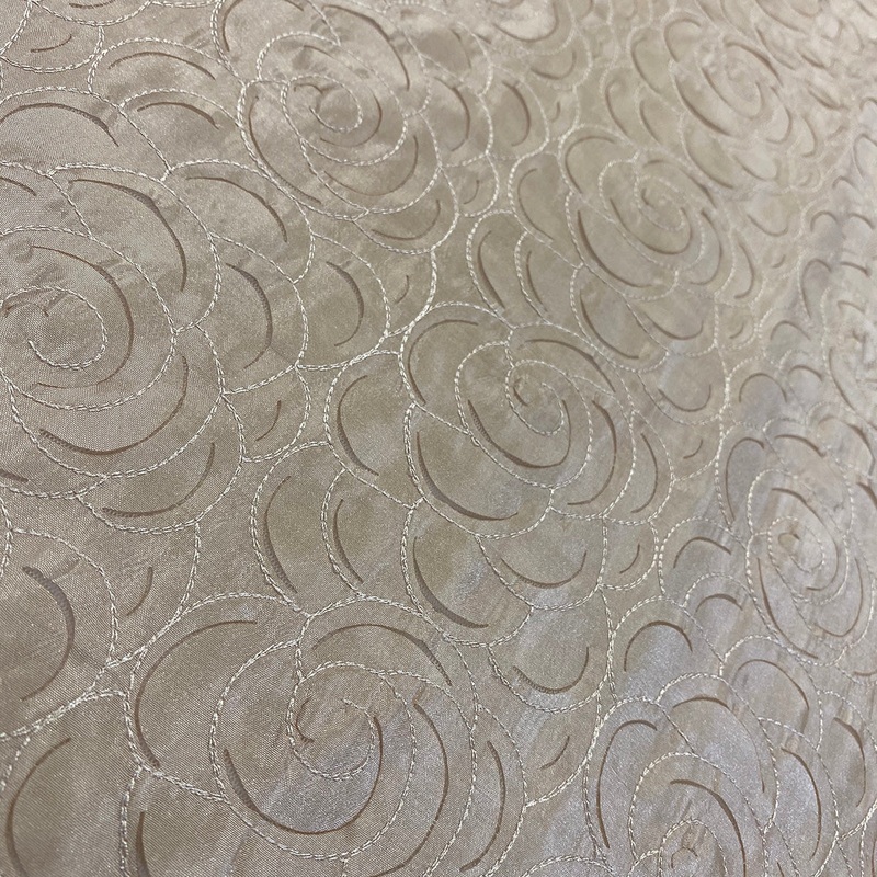 Flora Rose Wholesale Fabric in Champagne