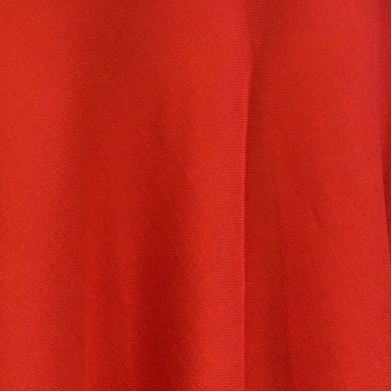 Rustic Linen Wholesale Fabric in Red