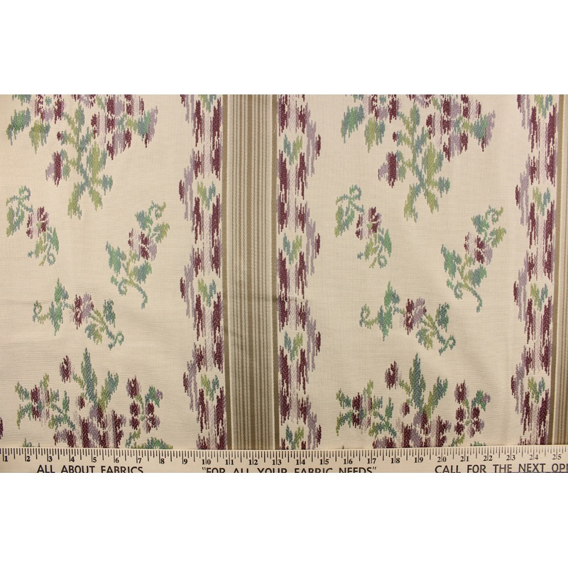 Charles Faudree French Jacquard Ikat Fabric in Lavender