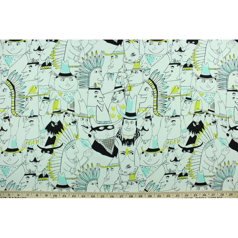 Fabric Traditions Cowboys & Indians A