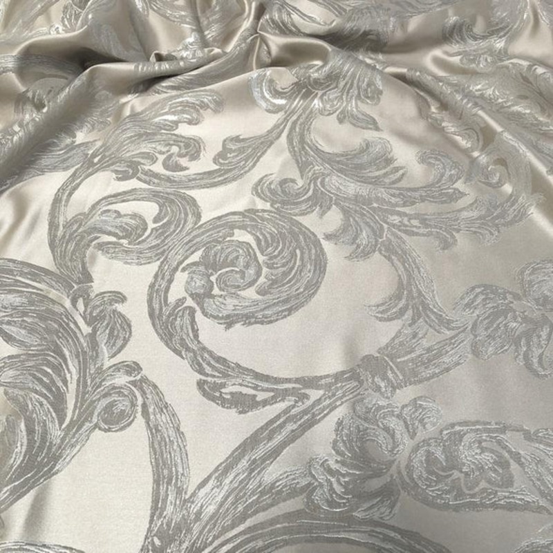 Florence Jacquard Wholesale Fabric in Ivory