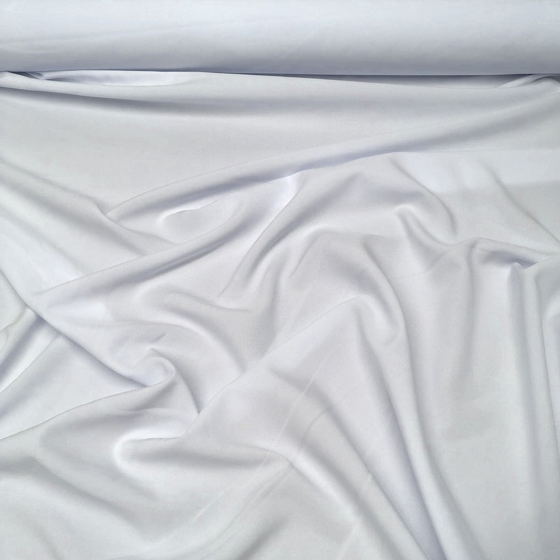 Premium Poly (Poplin) Wholesale Fabric in White