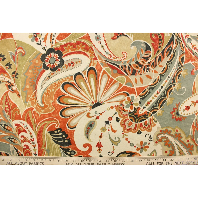 Richloom Reynard in Coral