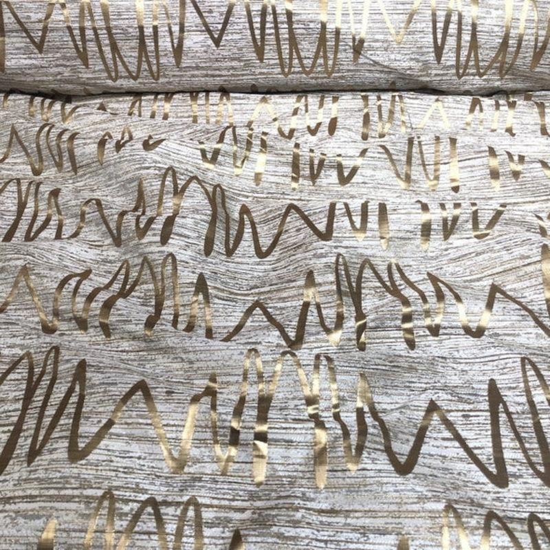 Zion Jacquard Wholesale Fabric in Gold