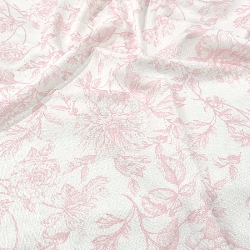 Artistry Bloom Wholesale Fabric in Dusty Rose