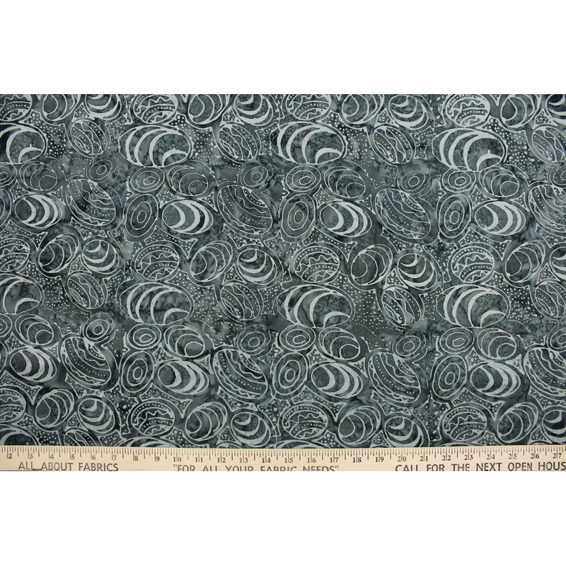 Benartex Deco Shells in Smoke