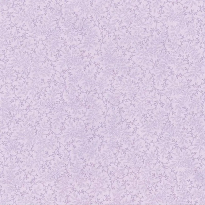 Benartex Delicate Vine Fabric in Violet in 108 Width Quilting Backing