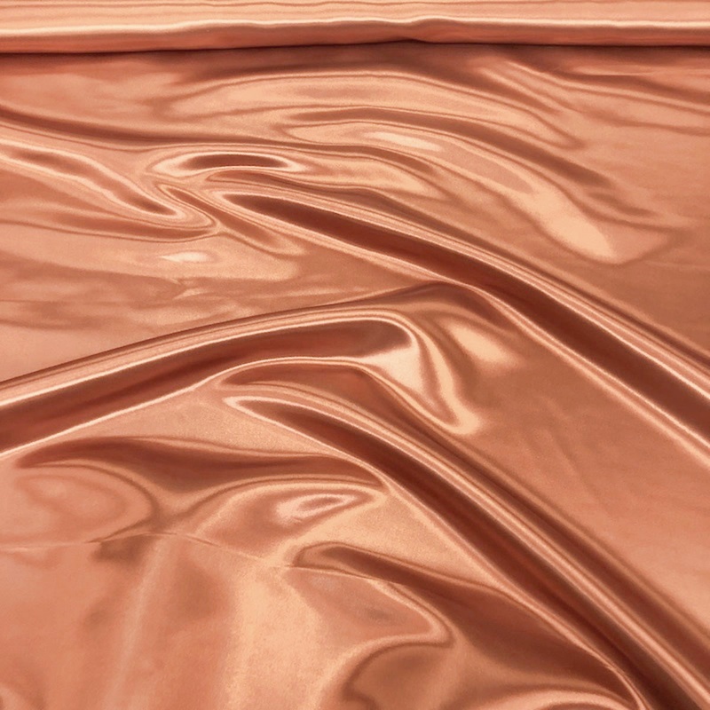 Bridal Satin Wholesale Fabric in Coral 208