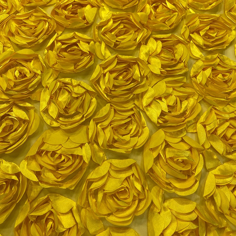 Peony Bouquet Wholesale Fabric in Yellow