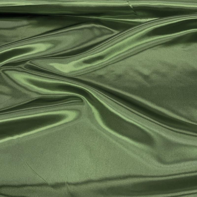 Bridal Satin Wholesale Fabric in Dark Sage 377