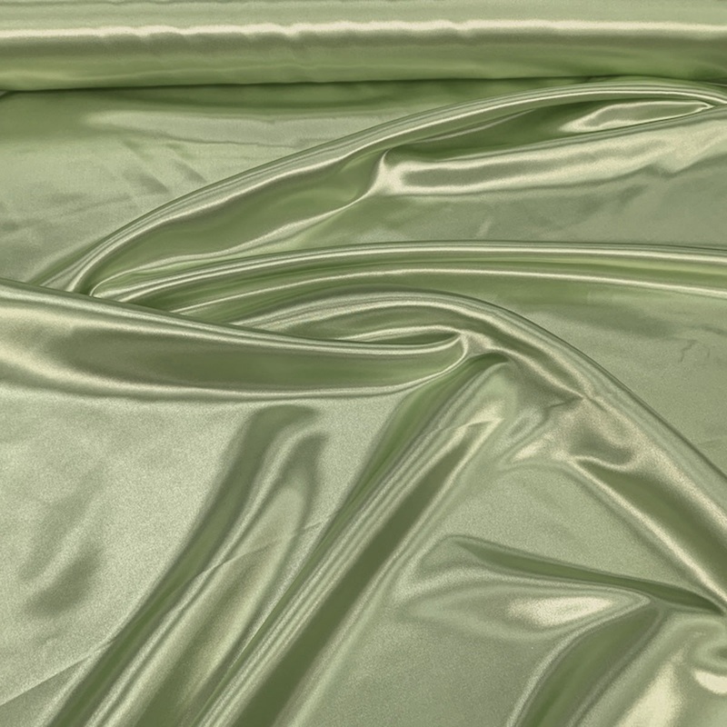Bridal Satin Wholesale Fabric in Sage 152