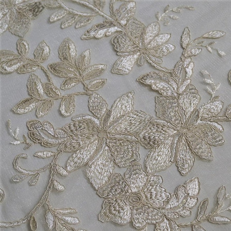 Claire Lace Wholesale Fabric in Ivory