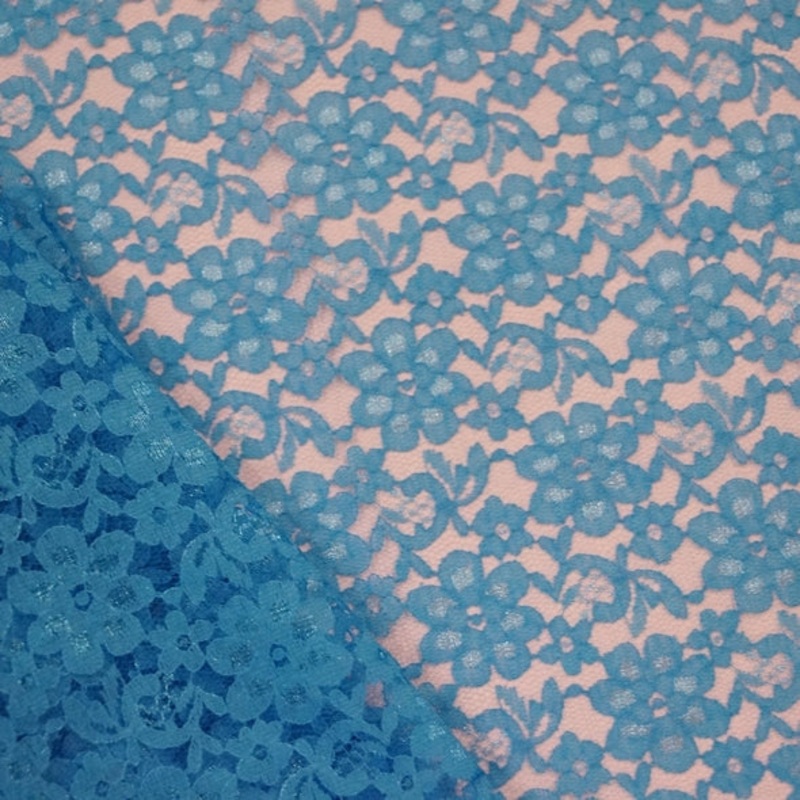 Classic Lace Wholesale Fabric in Aqua 1135