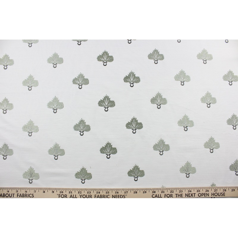 Embroidered August in Pearl Greyhound