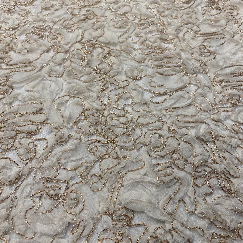 Patina Sheer Wholesale Fabric in Ivory