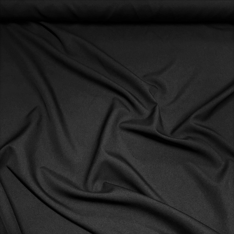 Scuba (Wrinkle-Free) Wholesale Fabric in Black