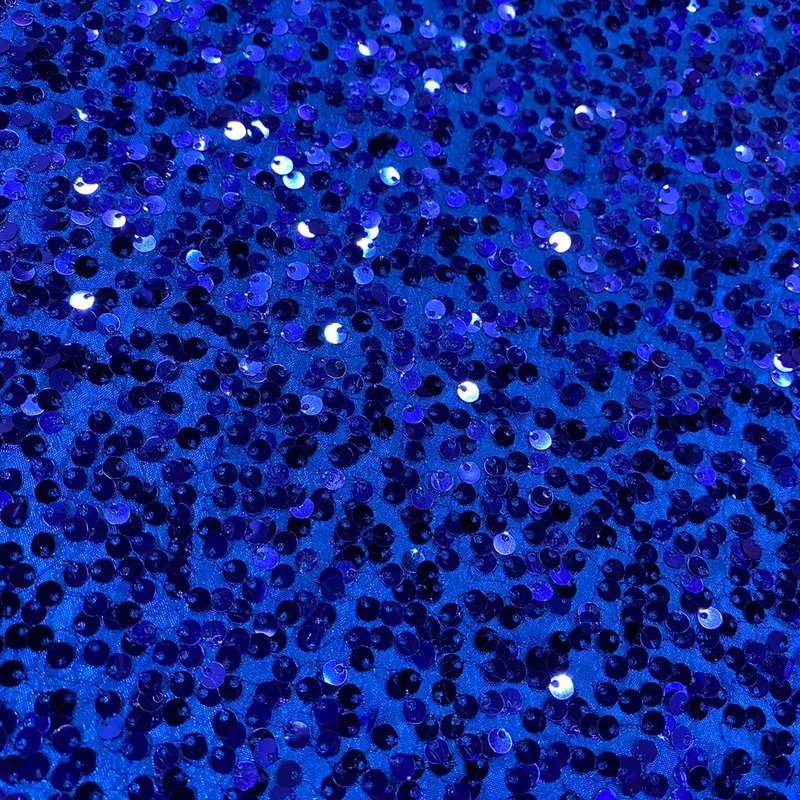 Taffeta Sequins Wholesale Fabric in Royal