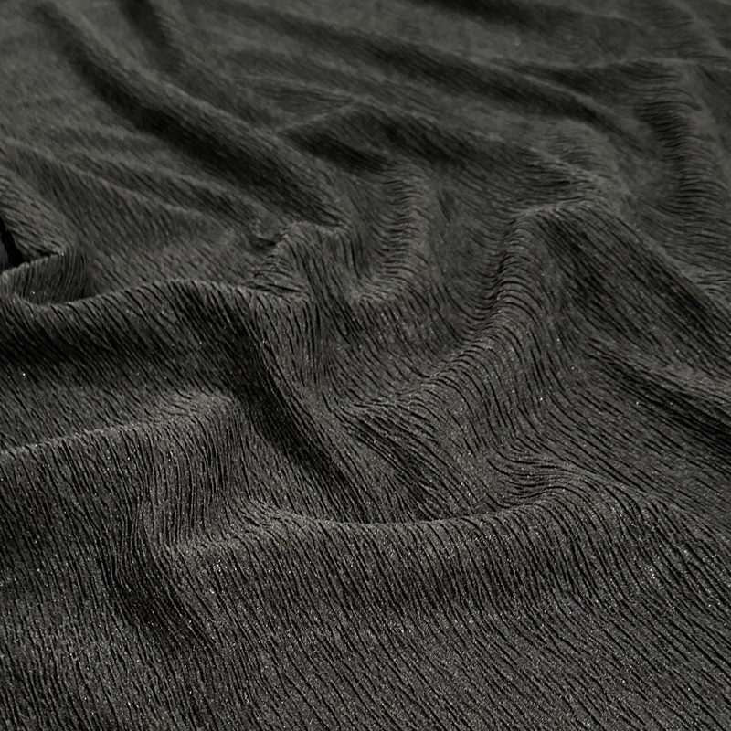 Bella Crepe Wholesale Fabric in Black