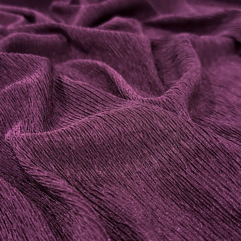 Bella Crepe Wholesale Fabric in Eggplant
