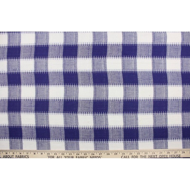 Benartex Dobby in Plaid Purple