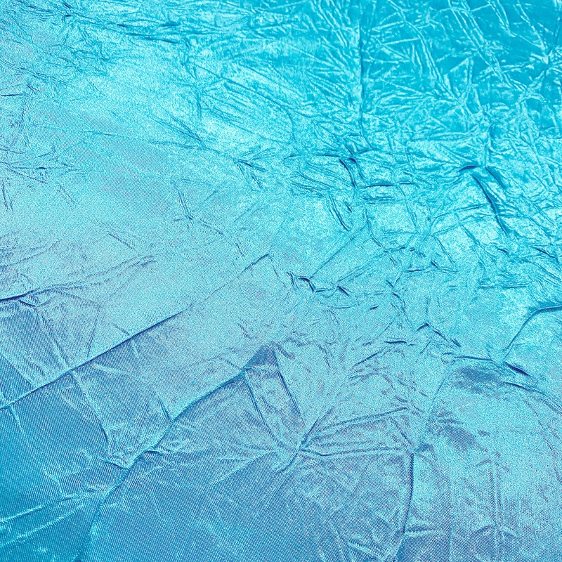 Crush Satin (Bichon) Wholesale Fabric in Turquoise 141