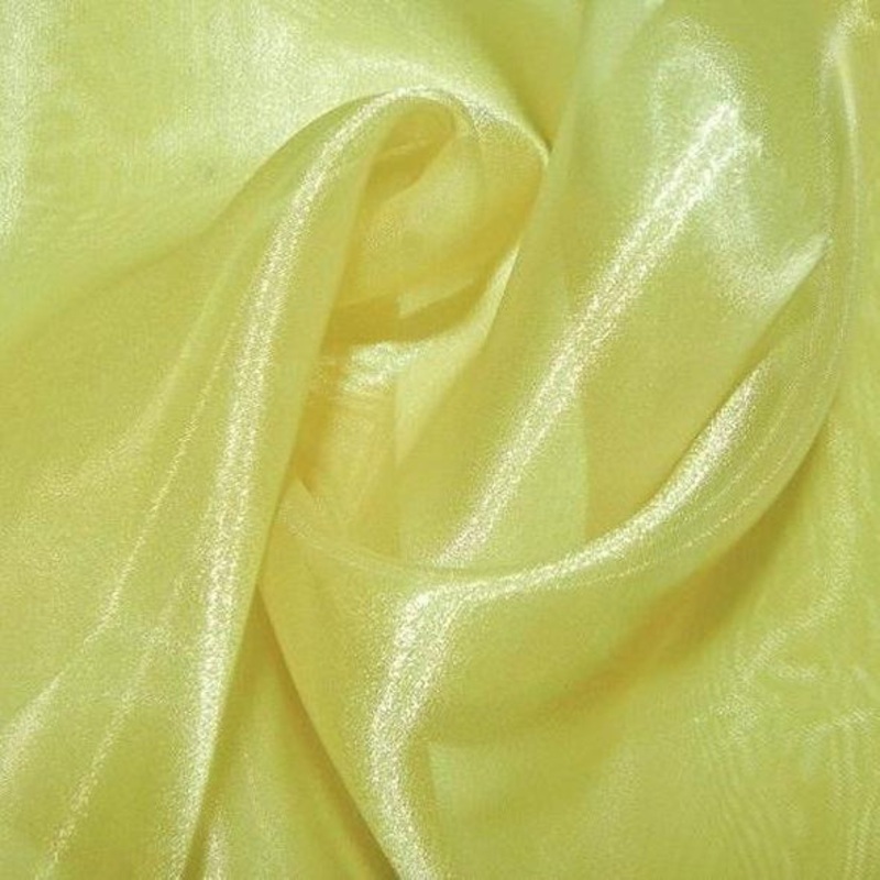 Crystal Organza Wholesale Fabric in Yellow 688