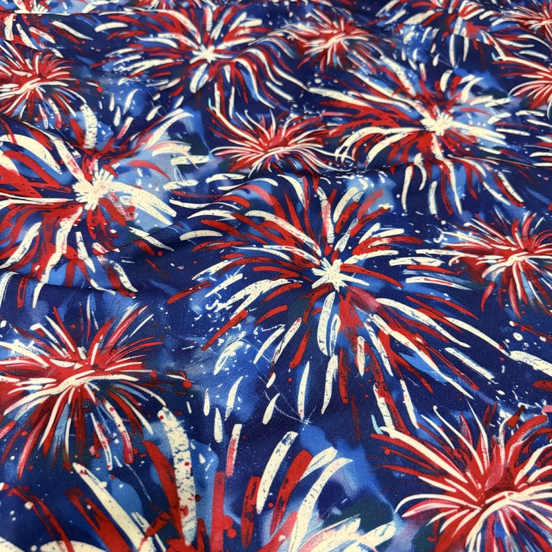 Patriotic (Poly Print) Wholesale Fabric