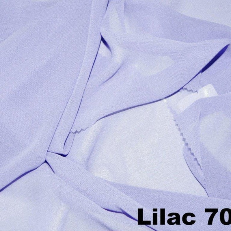 Chiffon Wholesale Fabric in Lilac 7005