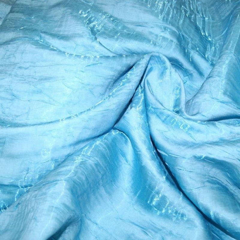 Crush Shimmer (Galaxy) Wholesale Fabric in Turquoise 12